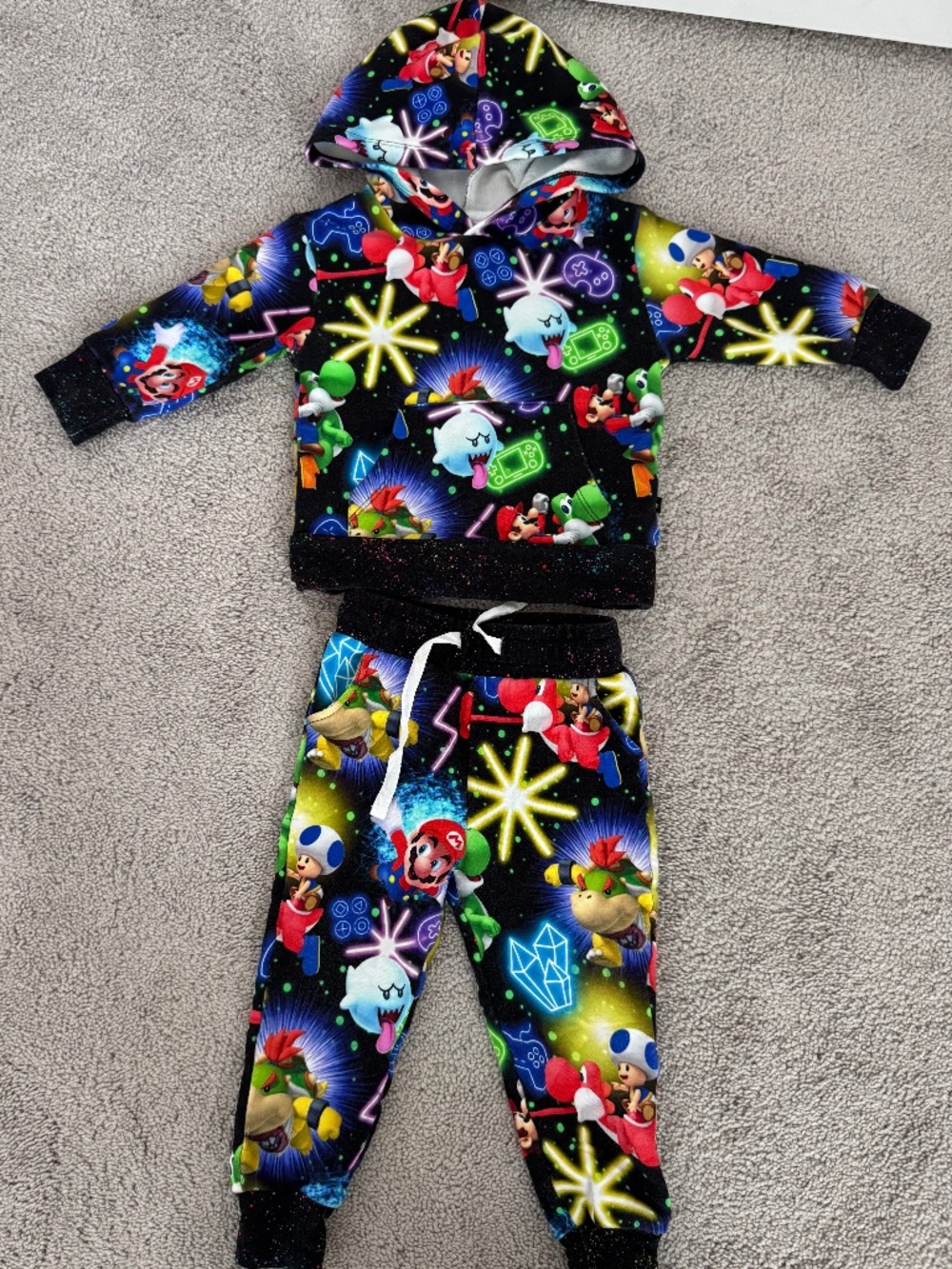 12-18 month bamboo jogger set - Mario